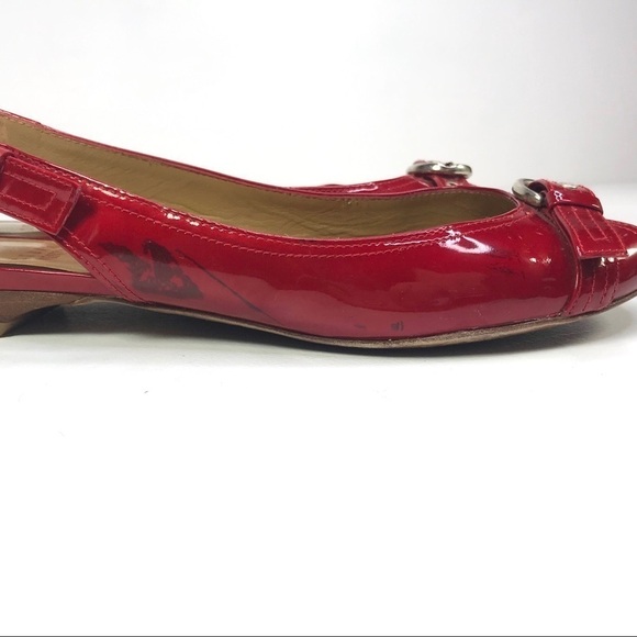 Stuart Weitzman ChitChat candy apple red peeptoe - Picture 8 of 8